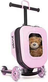 Patinete e Mochila Infantil 2 em 1 Rosa Yuupi