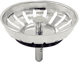 Tampa de Válvula Tramontina Luxo 4 1/2" em Aço Inox Polido e Polipropileno para Pias e Cubas