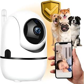 Câmera Babá Eletrônica Wi-Fi Full HD 1080p – Visão Noturna, Áudio Bidirecional, Alerta de Movimento no Celular | Visão Panorâmia 360° e Segurança da Casa