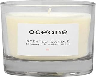 Vela Bergamot & Amber Wood, Scented Candle, Océane com 11.09% de desconto por R$ 56,90 na amazon