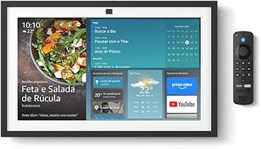 Echo Show 15 (Geração mais recente) | Smart display Full HD de 15,6” com Alexa, experiência Fire TV e controle remoto por voz