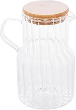 LYOR - Jarra de Vidro Borossilicato com Tampa de Bambu Classic 1,1L