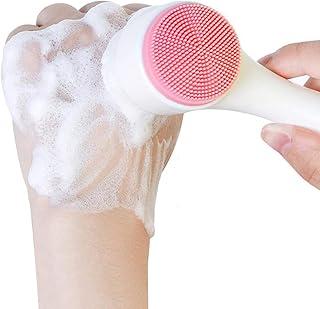 Escova de Limpeza Facial Manual 2 em 1, Massageador de Silicone, Skincare para Homens e Mulheres, Adequada para Uso Diário, Limpeza Profunda, Qualidade Premium FABI TOP SHOP - Cores Variadas