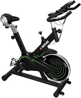 Bicicleta Ergométrica Spinning Kikos Max KS5 Fitness Cardio Musculação com Roda de inércia de 10Kg. silenciosa, resistente e ajustável; assento e guidão reguláveis; Ideal para seus treinos.