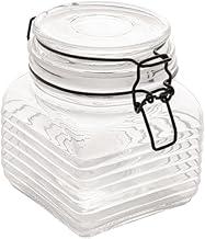 LYOR - Pote Hermético de Vidro com Metal Preto 750ml