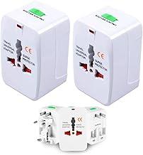 Kit 2 Adaptadores de Tomada Universal Weemsbox Benjamim Internacional Bivolt T Adaptador