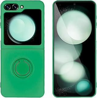 Capa Capinha Case Com Anel Para Novo Galaxy Z Flip 6 (2024) (Verde Claro)
