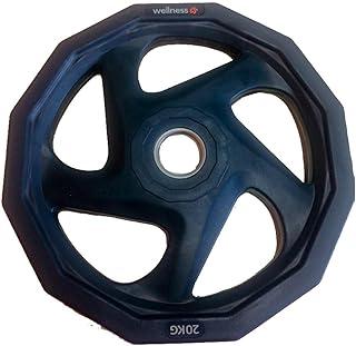 Anilha Olímpica Rubber 5 Furos de 20kg - WK011