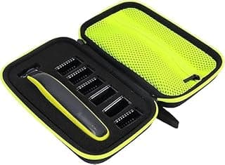 Estojo Rígido Protetor EVA para Barbeadores Compatível com Philips One Blade QP2520/QP2560/QP2570/QP2590/QP2620/QP2630 Aparador Elétrico Híbrido Estojo Rígido Portátil para Barbeadores e Acessórios com 40.45% de desconto por R$ 53,00 na amazon