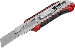 MTX Estilete Profissional com Lâmina de 25 mm, Lâmina Retrátil com Ponta de Metal, Alta Precisão e Durabilidade