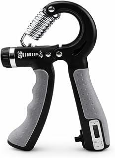 Hand Grip Exercitador de Mãos Ajustável 5–60kg – Com Contador, Portátil, Ergonômico e Ideal para Força e Reabilitação