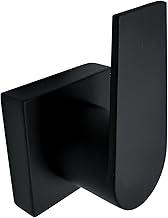 Acabamento para Registro Banheiro Padrão Deca 16 Estrias para Pressão e Gaveta Preto Fosco Metal Alavanca