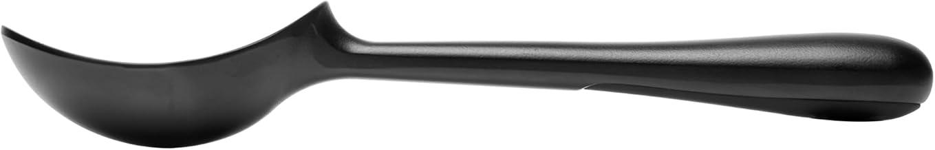 WOLFF - Colher para Sorvete com Cabo Antiderrapante Chef Pro 17cm Preto Liga de Zinco