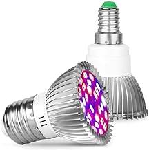 Lâmpada LED para Plantas, 28W, Espectro Completo, para Cultivo Indoor, Kit com 2 Unidades