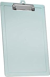 Acrimet Prancheta Ofício Universal, com 2 Réguas Laterais, Prendedor Metálico Wire Clip, Cor Verde Clear, 134.4