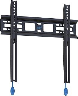 ELG, N01V4, Suporte Fixo de Parede para TVs de 32" a 77", Compatível com TVs Curvas e Planas, Feito em Aço Carbono, Suporta Até 50kg, Preto