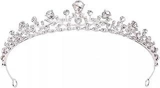 Tiara para Noivas e Debutantes com Cristais - Acessório de Cabeça para Festas Adultas