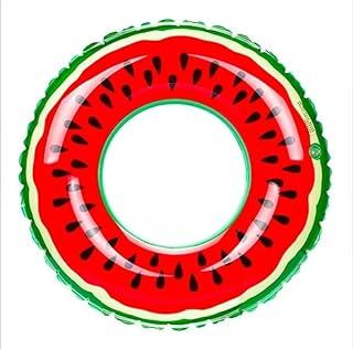 Boia Inflável Tropical Melancia 90cm – Flutuador Grande PVC Resistente para Piscina, Praia e Lago – Ideal para Adultos e Crianças, Diversão e Fotos no Verão