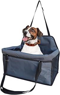 Cadeira de Transporte Pet Para Carro Dobrável Com Cinto de Segurança Assento Viagem Para Cachorros Gatos Até 15kg