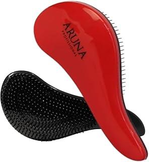 Escova Mágica de Cabelo - Ação Anti-frizz -Circulação Sanguínea do Couro Cabeludo - Escove seus Cabelos sem Quebrar e Danificar os Fios (Vermelha)