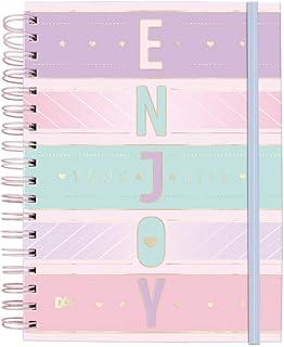 DAC - Caderno Smart Mini Com 80 folhas Reposicionáveis (90g) Enjoy - Fechamento em Elástico