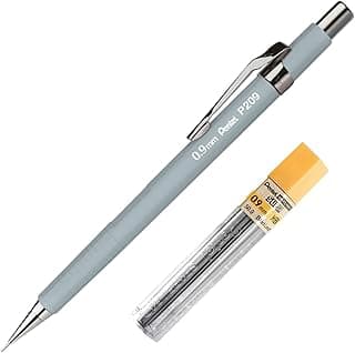 Pentel Lapiseira 0.9mm Asaguinezú Cinza + Grafite SM/P209-JNM