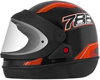 CAPACETE FECHADO PRO TORK NEW SPORT MOTO PRETO - LARANJA TAM. 58