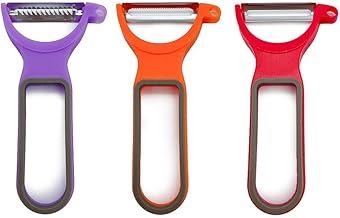 Conjunto de 3 Descascadores Empilháveis Sortido - Mozcada