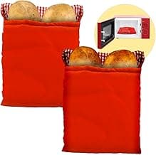 Kit 2 Sacos de Assar Batata no Micro-ondas - Bolsa Expressa de Batata - Saco Reutilizável - Bolsa de Micro-ondas para Assar - Batata, Milho e Legumes em 4 Minutos - Lavável - UpShop