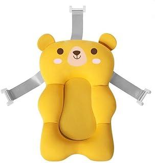 Almofada Flutuante para Banho Bebê Bóia de Banheira com Alça - Amarelo