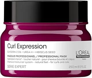 L'Oréal Professionnel Máscara de Tratamento Curl Expression, Hidrata e Desembaraça, Acrescenta Brilho, Para cabelos crespos e cacheados, Sem Parabenos, 250g com 8.14% de desconto por R$ 182,80 na amazon