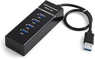 Hub Expansor USB 3.0 com 4 Portas e Super LED – Transferência Rápida até 5Gbps ideal para Periféricos(Cores Sortidas)