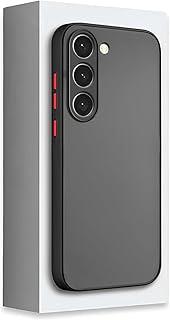 Capa Capinha Case Premium Anti Impacto Fosca Preta Translúcida com Proteção de Câmera para Samsung Galaxy S23, S23 Plus e S23 Ultra (S23)