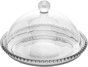 WOLFF - Queijeira de Cristal 20cm x 12cm - Linha Pearl