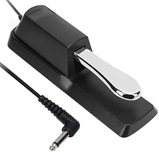 Pedal Sustain Para Teclado Piano Compatível Com Kurzwei Yamaha Roland Casio