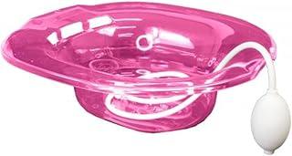 Banheira Bidê Higiênica Portátil C/Bomba Manual Hemorróida (Rosa)