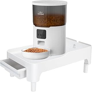 Suporte Elevado para Comedouro de Animais, Prateleira Elevada com Altura Ajustável, Adequada para Alimentador Automático de Animais de Estimação e Dispensador de água