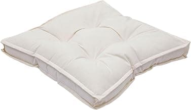 Almofada Algodão Futton 4 Furos 40x40cm - Natural