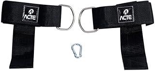 Acte, Puxador para Crossover 100kg em Nylon e Aço para Treinamento de Musculação, T202, Preto