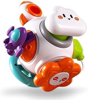 Brinquedo Sensorial Bebê Infantil Montessori Cubo De Atividades Educativo 6 Em 1.