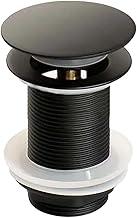 Válvula Click Luxo Aço Inox 304 Cuba Pia Banheiro Lavabo 7/8 Ralo Diversas Cores - Brinovar (PRETO)