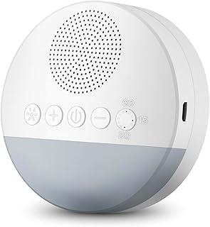 Aparelho de Som Ruído Branco Útero Ninar Acalmar Bebê Criança Relaxante Dormir Som suave Luz de Respiração Suave 15/30/60 Sincronização Inteligente Para Pessoas de Todas as Idades