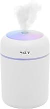 WOLFF - Umidificador de Ar Portátil de Plástico com Entrada USB e Luz Led Noturna 300ml