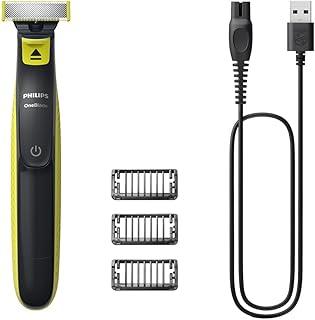 Aparador e Raspador de Pelos Philips OneBlade com 3 Pentes QP2724/10 À prova d'água - Bivolt