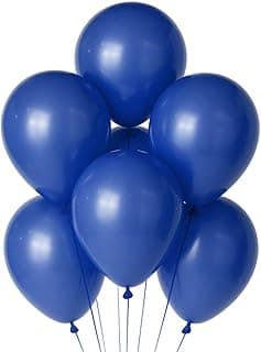 Balão Bexiga Liso 7" Redondo Látex Bello Festas c/ 50 und (Azul Escuro)