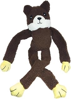 Brinquedo Esquilo Chalesco para Cães – Pelúcia Interativa para Brincadeiras, Pertence a Família do Macaco.