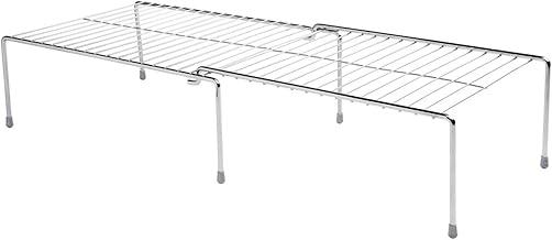 Organizador de Aço Inox Cromado Extensível 67X26X14CM