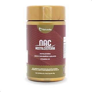 Nac N-Acetilcisteína + Zinco + Molibdênio + Vitamina D3 Cápsulas (1 und. 120 cápsulas)