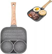 Frigideira Antiaderente 3 em 1 Para Ovos Omelete Hamburguer Pratica e Eficiente Muito Facil Para Limpar