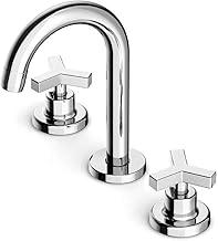 Misturador Para Lavatório De Mesa 3 Furos Bica Alta Com Válvula De Escoamento Up - Celite